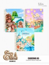 Era Uma Vez – Kit Encadernação – Volume 2 – Cinderela, Moana e Rapunzel (Tita) - Imagem 3