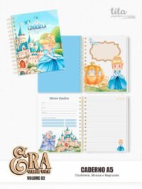 Era Uma Vez – Kit Encadernação – Volume 2 – Cinderela, Moana e Rapunzel (Tita) - Imagem 4