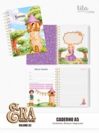 Era Uma Vez – Kit Encadernação – Volume 2 – Cinderela, Moana e Rapunzel (Tita) - Imagem 6