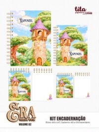 Era Uma Vez – Kit Encadernação – Volume 2 – Cinderela, Moana e Rapunzel (Tita) - Imagem 2