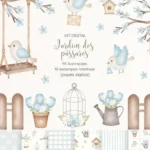 Jardim dos Pássaros Azul