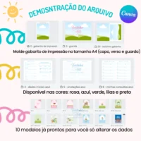 Molde Gabarito Caderneta de Saúde - Imagem 2