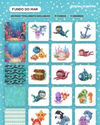 Fundo do Mar - Kit Digital - Imagem 2