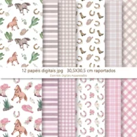 Cavalos Aquarela - Imagem 7