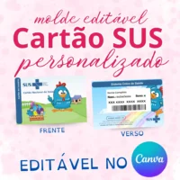 Molde Gabarito Caderneta de Saúde - Imagem 4