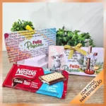 2 Caixinhas de Barra de Chocolate – Páscoa Coelhos e Cristã