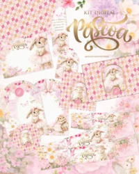 Kit Digital Páscoa Belle Fleur - Imagem 2