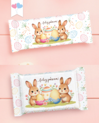 COMBO - Arte para Chocolate de 80g à 100g e Arte para KitKat - Doce Páscoa - Imagem 2