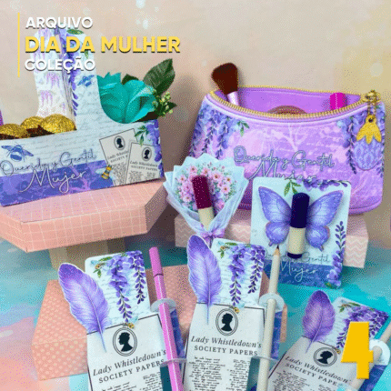 Coleção Bridgerton Dia das Mulheres – Arquivo Digital para Recorte