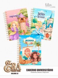Era Uma Vez – Kit Encadernação – Volume 2 – Cinderela, Moana e Rapunzel (Tita) - Imagem 9
