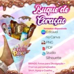 Molde Buque de Coração