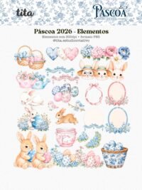 Páscoa 2026 - Combo Ilustrações Coelhos (Tita) - Imagem 7