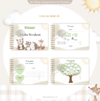 Amiguinhos da Floresta – Kit Baby (Lina) - Imagem 7
