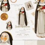Kit Digital Ilustrações Santa Catarina de Sena