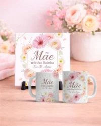 Pacote de Artes Canecas e Azulejos Dia das Mães V7 SEM FOTO