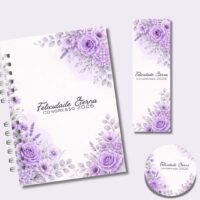 Caderno para o Congresso 2026 – Floral Lilás Com Tema (Re Castori) - Imagem 7