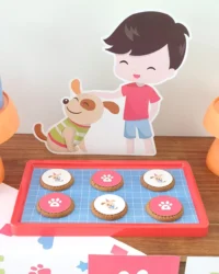 Cesta/Mesa Posta – Festa Cachorrinho Menino - Imagem 6