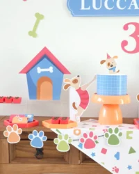 Cesta/Mesa Posta – Festa Cachorrinho Menino - Imagem 5