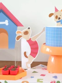 Cesta/Mesa Posta – Festa Cachorrinho Menino - Imagem 4