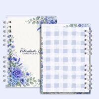 Caderno para o Congresso 2026 – Floral Azul Com Tema (Re Castori) - Imagem 8