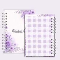 Caderno para o Congresso 2026 – Floral Lilás Com Tema (Re Castori) - Imagem 8