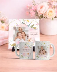 Pacote de Artes Canecas e Azulejos Dia das Mães V7 COM FOTO