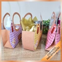 3 Bolsas com alça M 18x17x6 cm – Dia das mães - Imagem 2