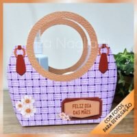 3 Bolsas com alça M 18x17x6 cm – Dia das mães - Imagem 5