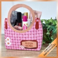 3 Bolsas com alça M 18x17x6 cm – Dia das mães - Imagem 3