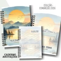 Caderno de Anotações – Congresso 2026 Felicidade Eterna (Re Castori) - Imagem 6