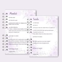 Caderno para o Congresso 2026 – Floral Lilás Com Tema (Re Castori) - Imagem 10