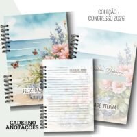 Caderno de Anotações – Congresso 2026 Felicidade Eterna (Re Castori) - Imagem 8
