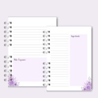 Caderno para o Congresso 2026 – Floral Lilás Com Tema (Re Castori) - Imagem 12