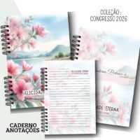 Caderno de Anotações – Congresso 2026 Felicidade Eterna (Re Castori) - Imagem 9