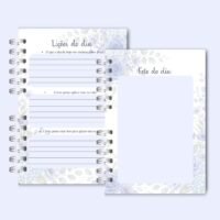 Caderno para o Congresso 2026 – Floral Azul Com Tema (Re Castori) - Imagem 13