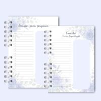 Caderno para o Congresso 2026 – Floral Azul Com Tema (Re Castori) - Imagem 14