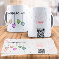 Mamãe Coração Interativa - Artes Para Canecas - Imagem 2