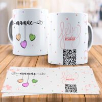 Mamãe Coração Interativa - Artes Para Canecas - Imagem 4