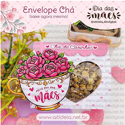 Envelope Chá #2 Dia das Mães Envelope Chá #2 Dia das Mães - Imagem 1