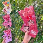 Kit Buquê + Barra de Chocolate  - Dia das Mães