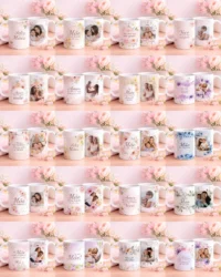 Pacote de Artes Canecas e Azulejos Dia das Mães V7 COM FOTO - Imagem 2