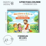 Livro Para Colorir Infantil Congresso 2026 - Felicidade Eterna