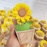 Mini Vaso Girassol(Kif)