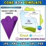 Molde Caixa Cone Pirâmide