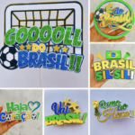 Pack Copa do Mundo – 14 Topos de Bolo