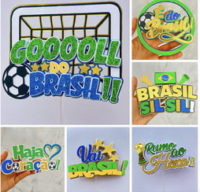Pack Copa do Mundo – 14 Topos de Bolo