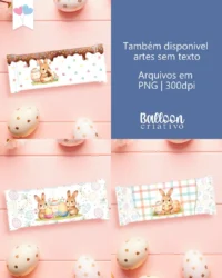 Artes para Embalagem Chocolates – Doce Páscoa - Imagem 4