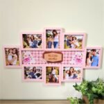 Quadro com 8 Fotos Grandes – Dia das Mães