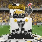 Topo de Bolo Atlético Mineiro Galo