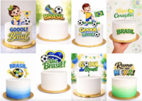 Topo de Bolo Copa do Mundo - Imagem 2